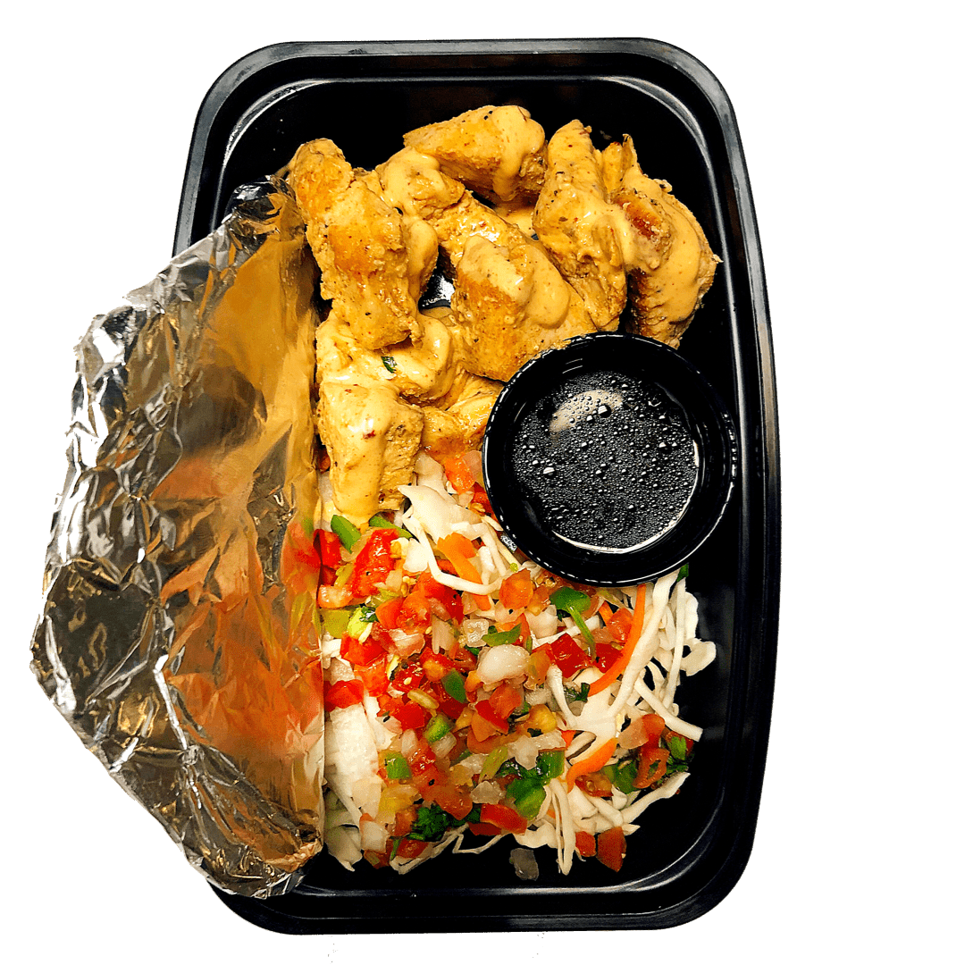 Chicken Tacos with Jicama Slaw