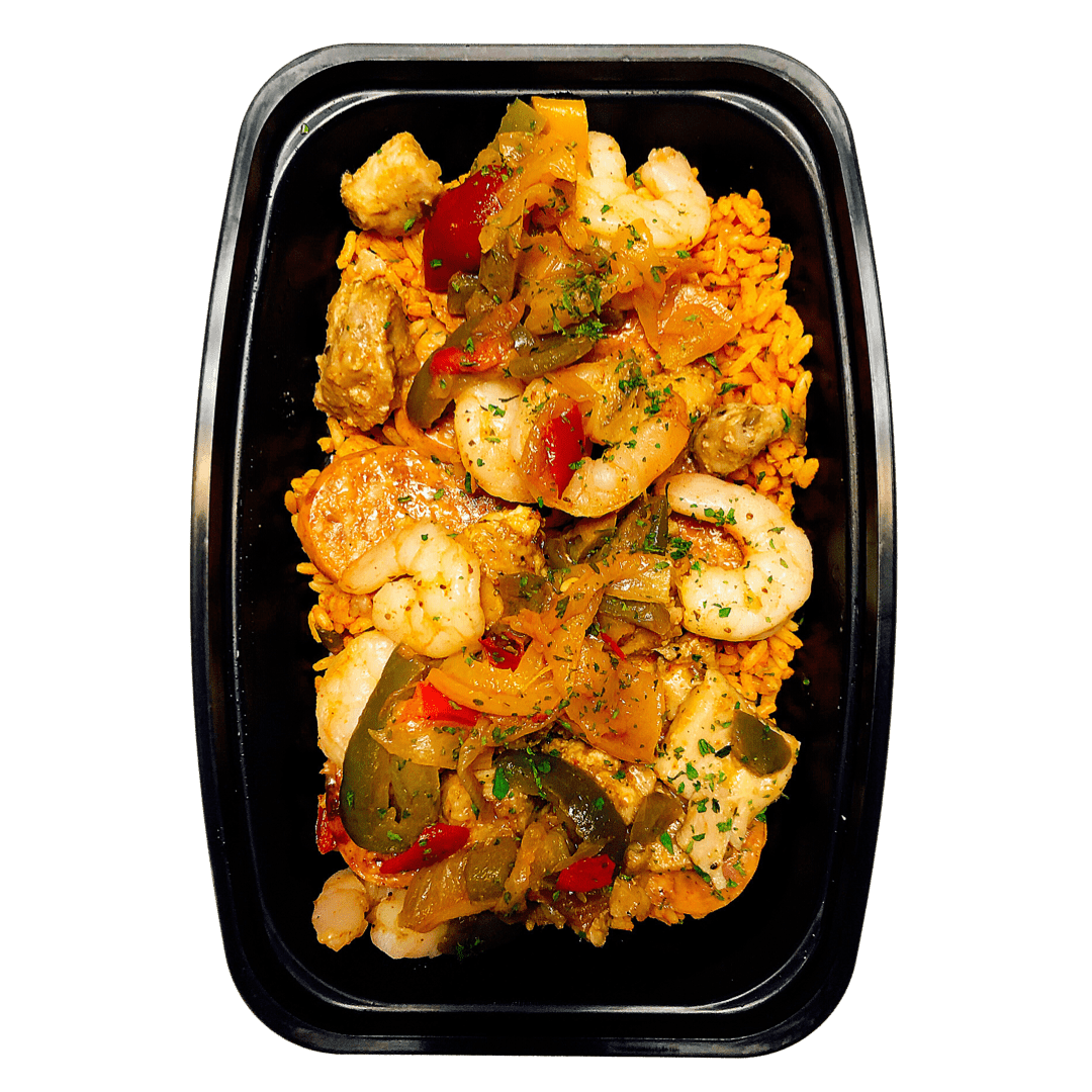 Shrimp, Chicken, & Sausage Jambalaya